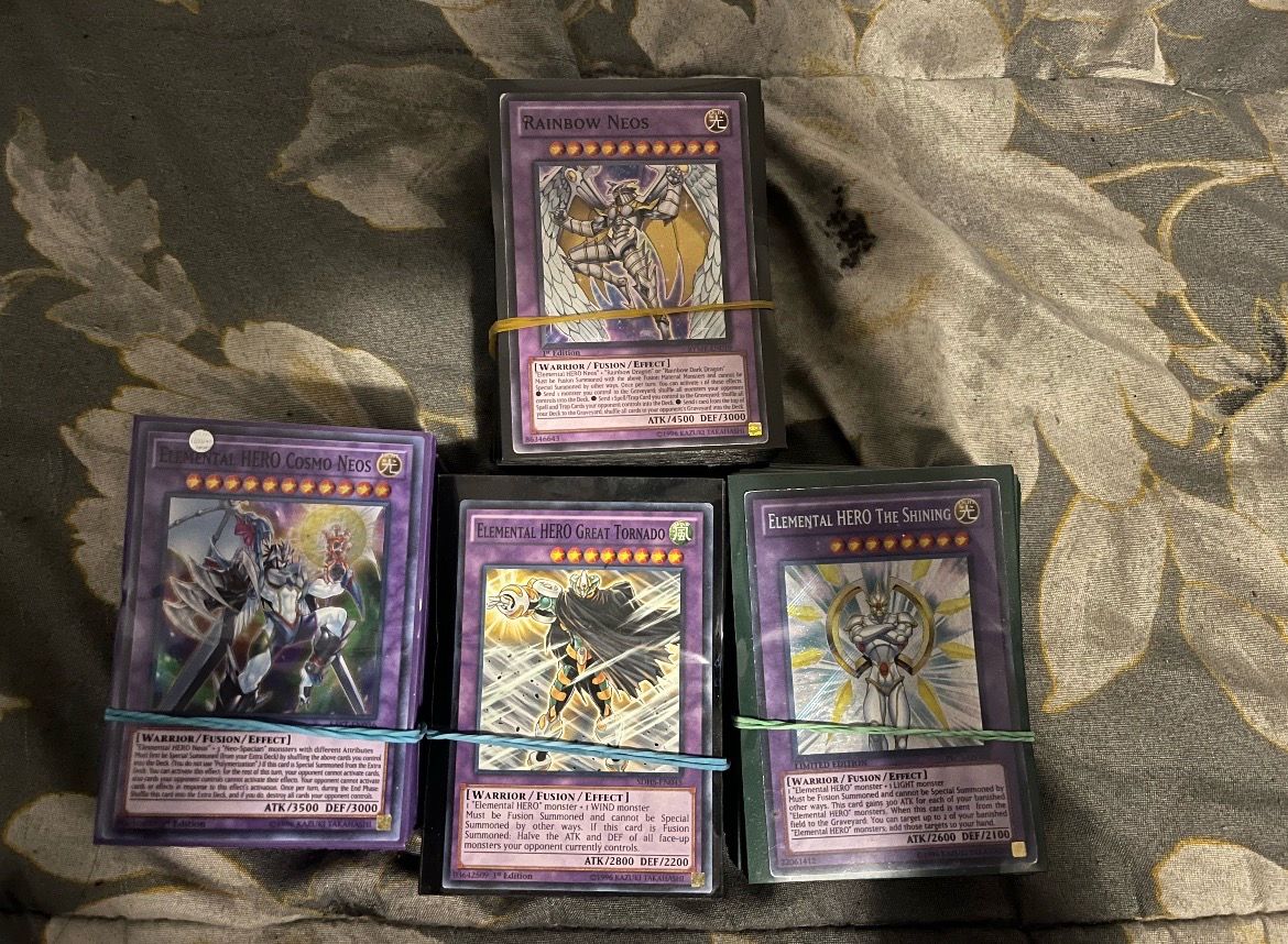 YU-GI-OH: CARDS/DECKS ( HERO’S )