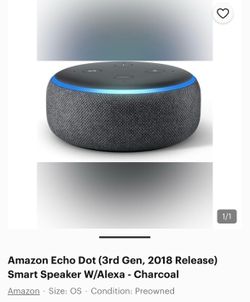 Amazon Echo Dot. 3rd Gen. (2018)