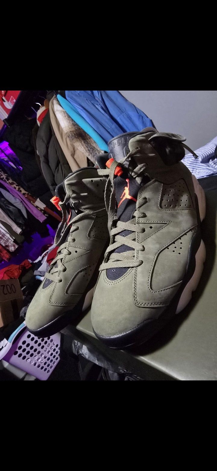 Air Jordan 6 Travis Scott “Olive” - Size 11.5 - Brand New in Box