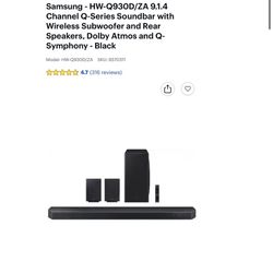 Samsung 930d Surround Sound 