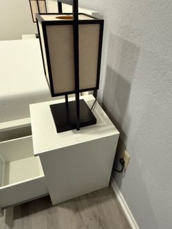 Asian style lamps pair (2)