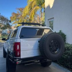 High Clearance Prerunner Style Bumper With Swing Out Tire Carrier