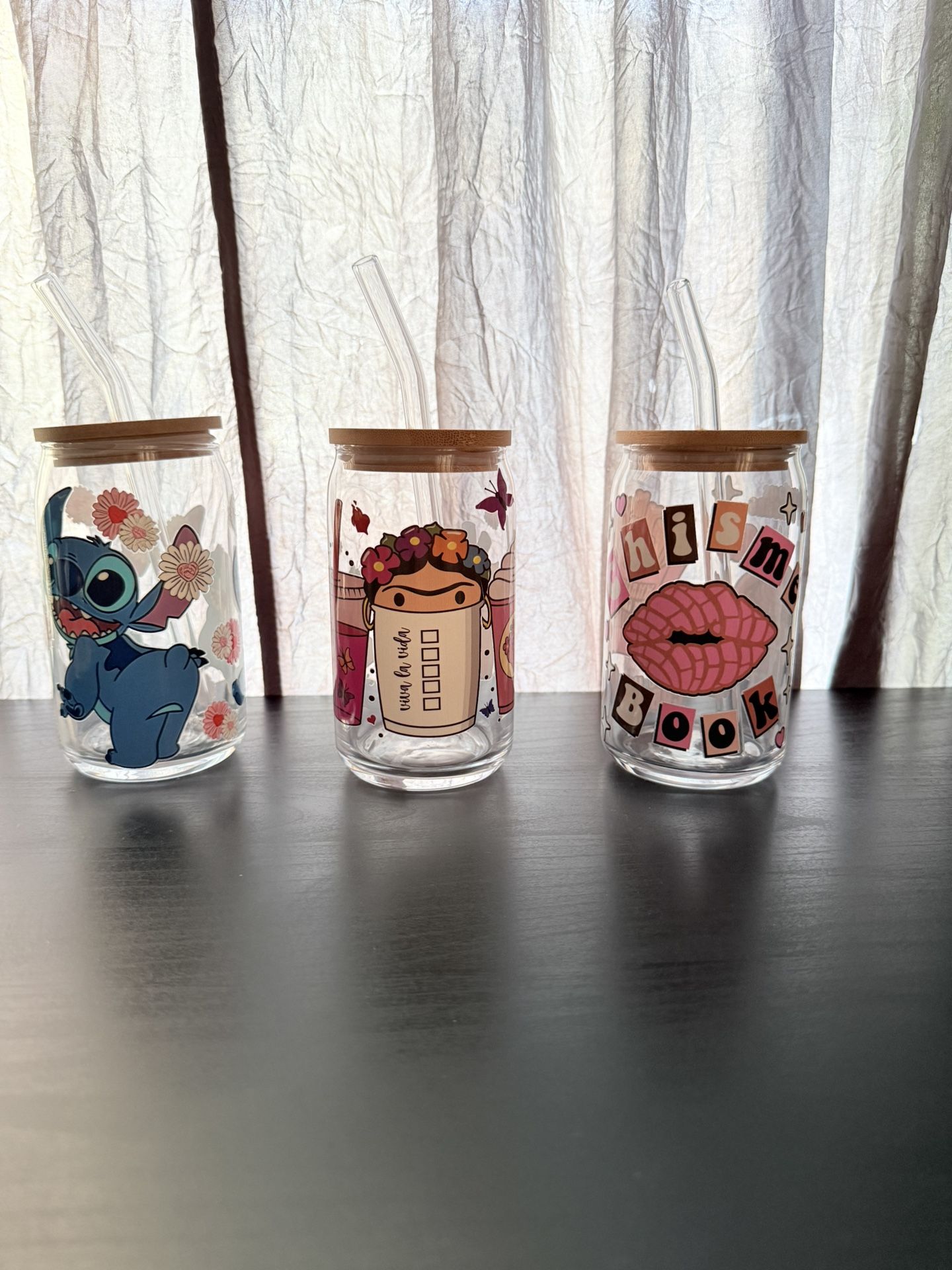 custom glass cups