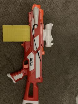 Walking dead gun with scope