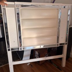 Full Size Bed Frame with LED Headboard 