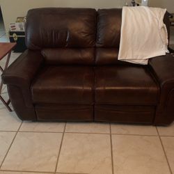 Leather Recliner Couch $1000