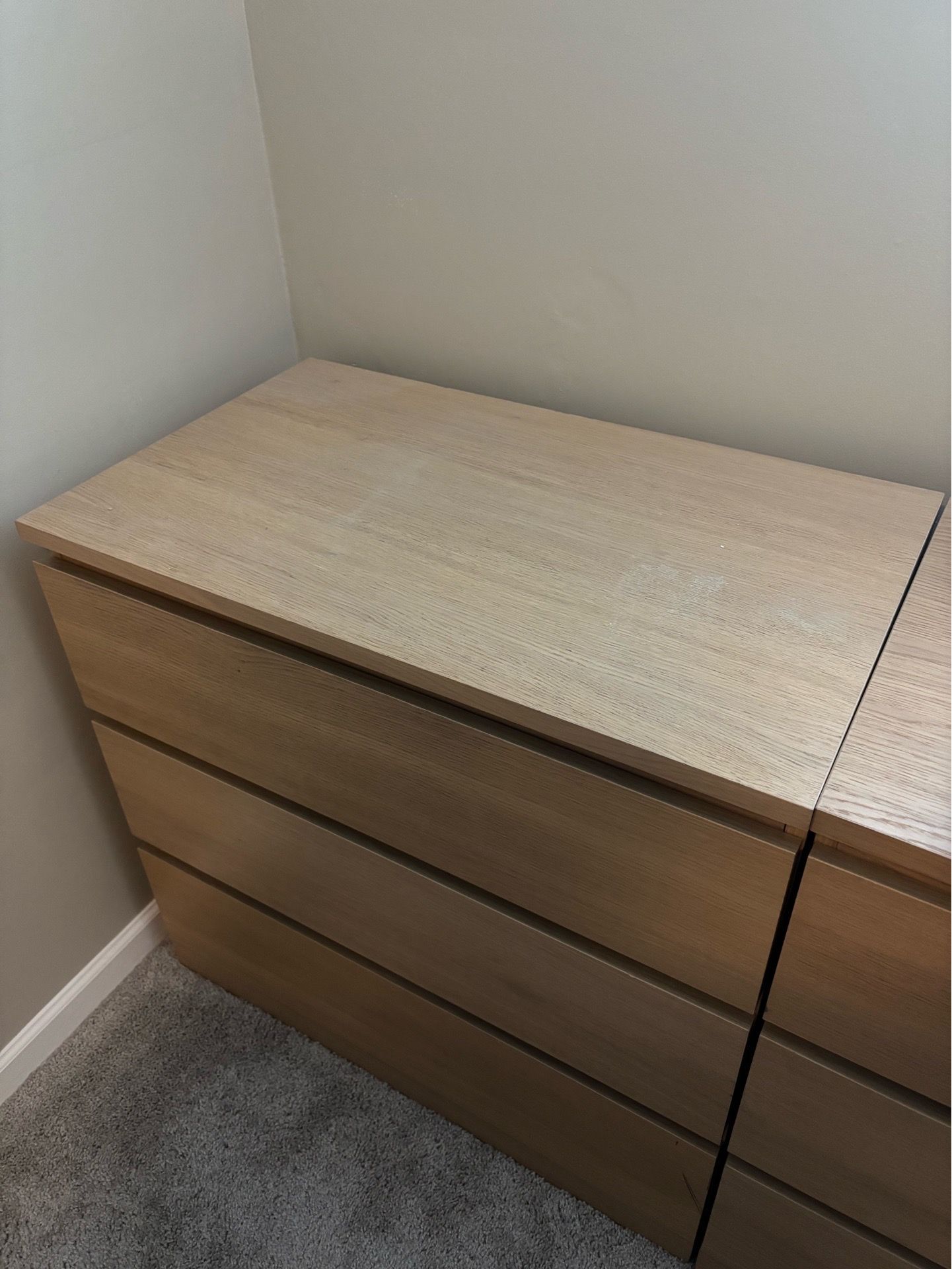 Two IKEA Dressers