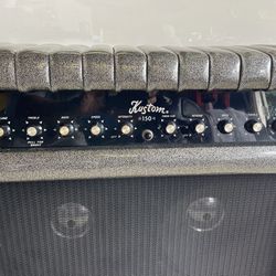 1970’s Kustom 150 Guitar Amp With Original Jensen Speakers Excellent Sound And Condition With Cover