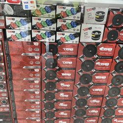 PCar Audio Sales Wires Kit,boxes,amps,all Size Door Speaker,sub 6” To 15”,alarm, And More