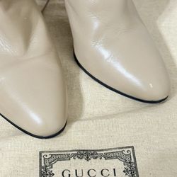 Used Once Brown Gucci Boots Size 6 Good Condition Original Price $950.00 Selling It For $300.00 USD  