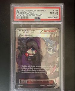 PSA 8 Hex Maniac Full Art XY Collection Promo #75a