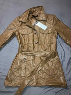 Leather Brown Womens Jacket