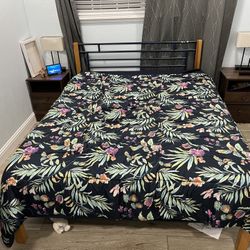 Queen Bed And Mattress Barely Used