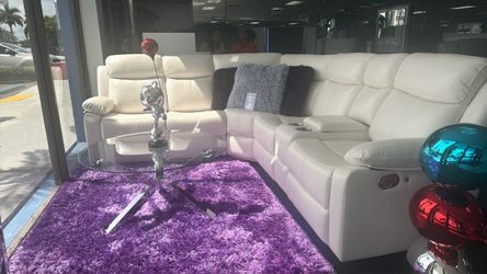 Beautiful White Sectional Furniture Available $1199