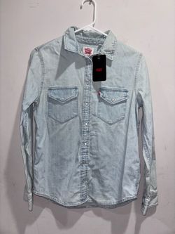 Levi's Light Wash Denim Western Shirt