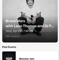 Bruno Mars tickets