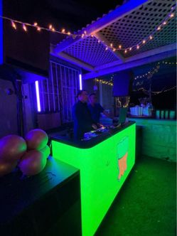 P1.53 Curved LED DJ Booth with Flight Case