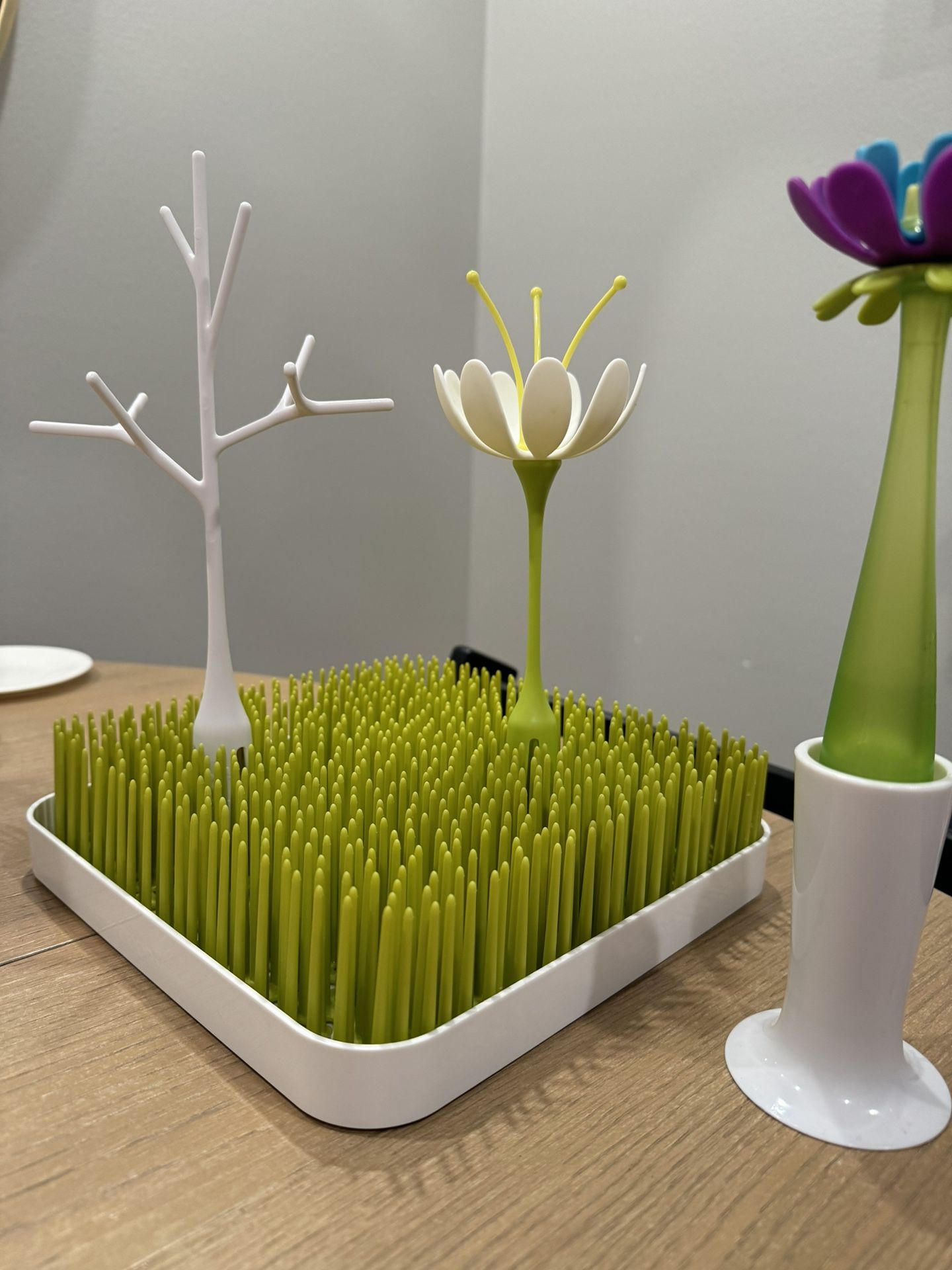 Boon baby drying rack and Brush Set