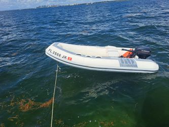 Nice Clean 10ft Novurania with 15hp Evinrude
