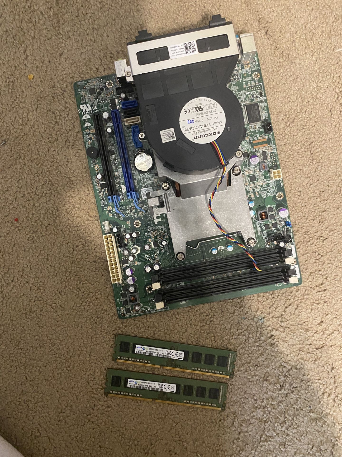Dell Motherboard Bundle – Intel Core i5-3470 CPU, 8GB RAM, Heatsink & Fan