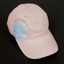 New PEACE Pink Baseball Cap