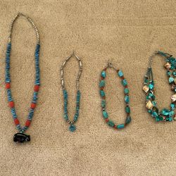 Native American Turquoise Necklaces 