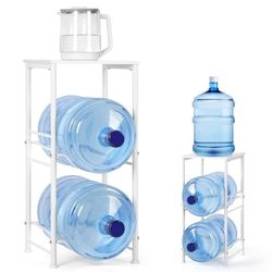 5 Gallon Water Jug Holder Water Dispenser Stand with Top Shelf