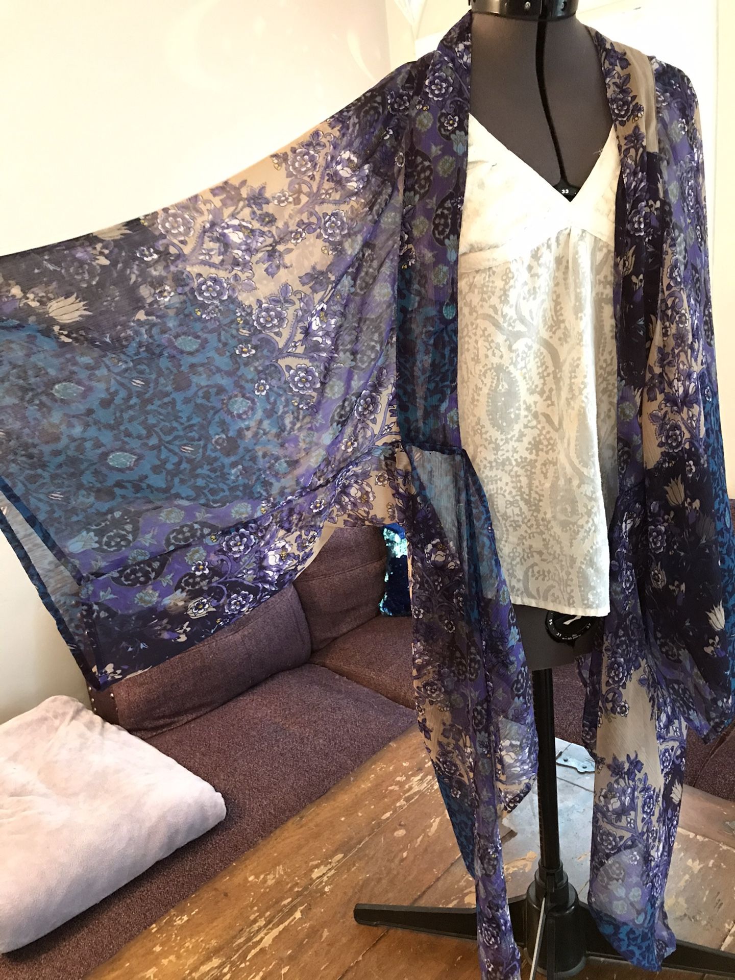 Peacock Floral Cardigan