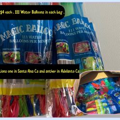 Water Ballon’s 
