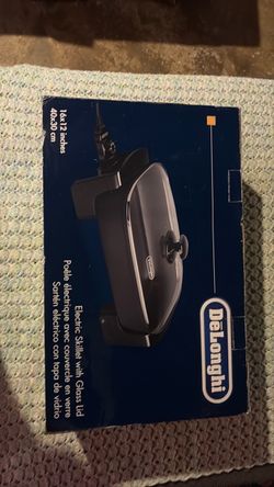 De'Longhi Electric Skillet with Glass Lid