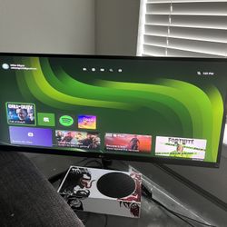 Xbox Series S LG Monitor Included 