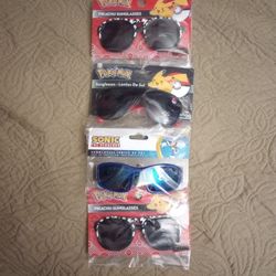 POKÉMON OR SONIC SUNGLASSES (FOR AGES 3 AND UP) $6 EACH ✔️PRICE IS FIRM!!!✔️