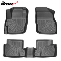 Fits 2010-2013 Mazda 3 Sedan & Hatchback Anti-Slip Floor Mats All Weather TPE Carpet