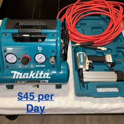 Brad Nailer + Compressor Daily Use