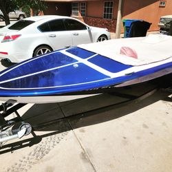 16’  Jet boat With Chevy 350