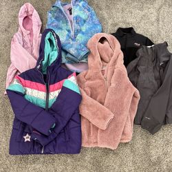 Girls Jackets And Sweaters Size 10/12