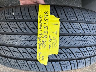 1 tire 255/55r20 uniroyal tiger paw like new $50