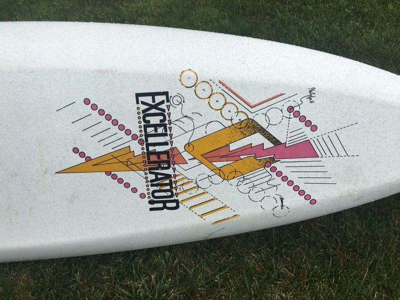 Windsurfer paddle board O'brien boat no sail