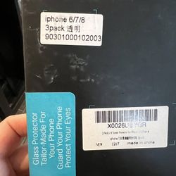 1 iPhone Screen Protector. 6/7/8