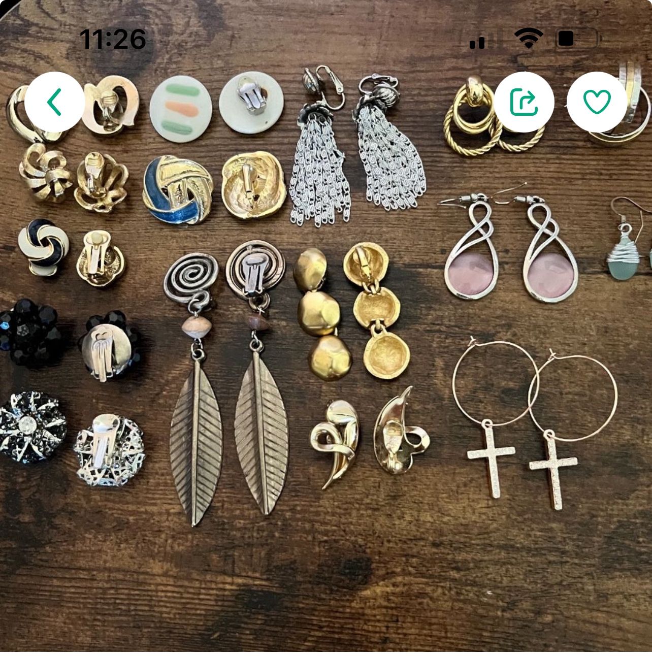 Jewelry Bundle Lot Ear Rings Necklaces Pins Brooches Fashion