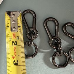 Luggage Hooks Key Rings 3pc 2”