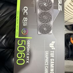ASUS TUF GAMING GEFORCE RTX 5060 8GB OC ASUS AURA SYNC GRAPHICS CARD - BRAND NEW SEALED. 