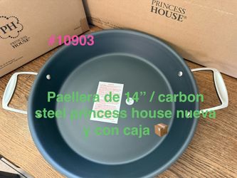 Paellera de 14” carbón esteel 👉 princess house todo nuevo y con caja 📦