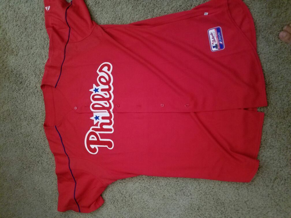 Greg Dobbs Philadelphia #19 game-used Spring training Jersey