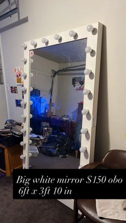 Big white mirror