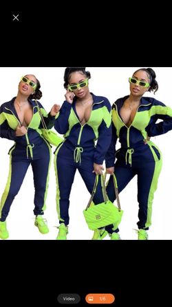 Women sexy two piece jogger set