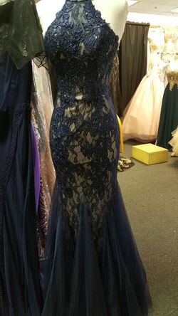 Navy blue dress