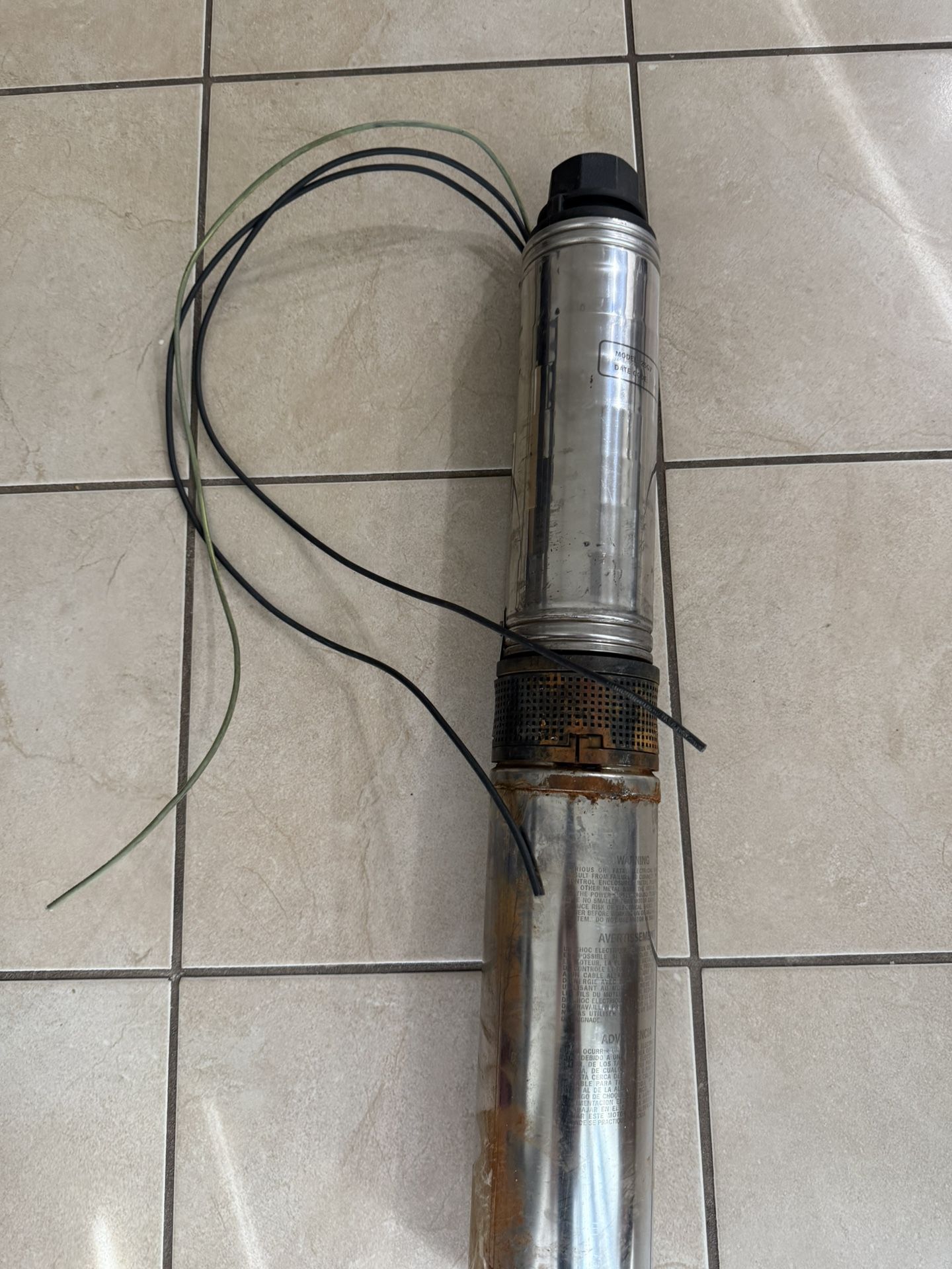 Submersible Well Pump Red Jacket 4” 2 Wire 230v 1hp