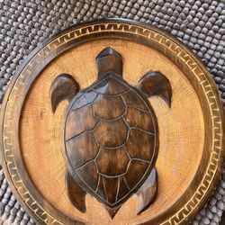 Wood Turtle Carving 