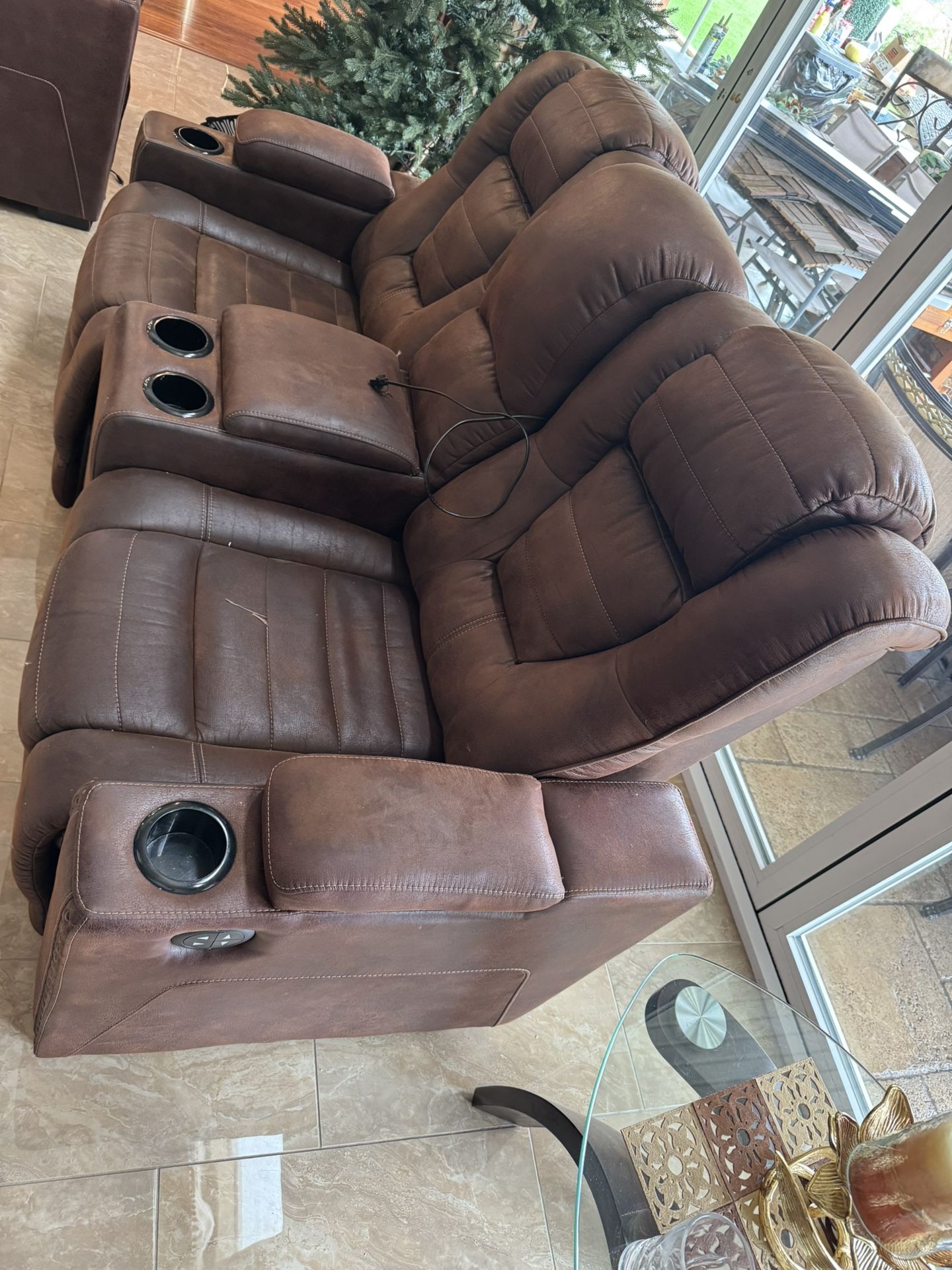 Box Dual Power Reclining Loveseat/Sofa/Chair With Console/Bed Set And Much More